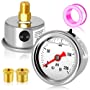 Meanlin (Manometro) Pressure Gauge 0-200Psi inox 1/8" NPT 1.5" FACE DIAL Center Back Mount.
