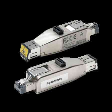 [CV4-S1-5150Y] Opto 1G RJ45 to Fiber Dongle with 24VDC power supply, data rate 1Gbps,LC duplex connector, wavelength 1310nm, operating temperature0℃ ~ 55℃, transmission distance up to 10 km up to for single-modeoptic fiber, RoHS